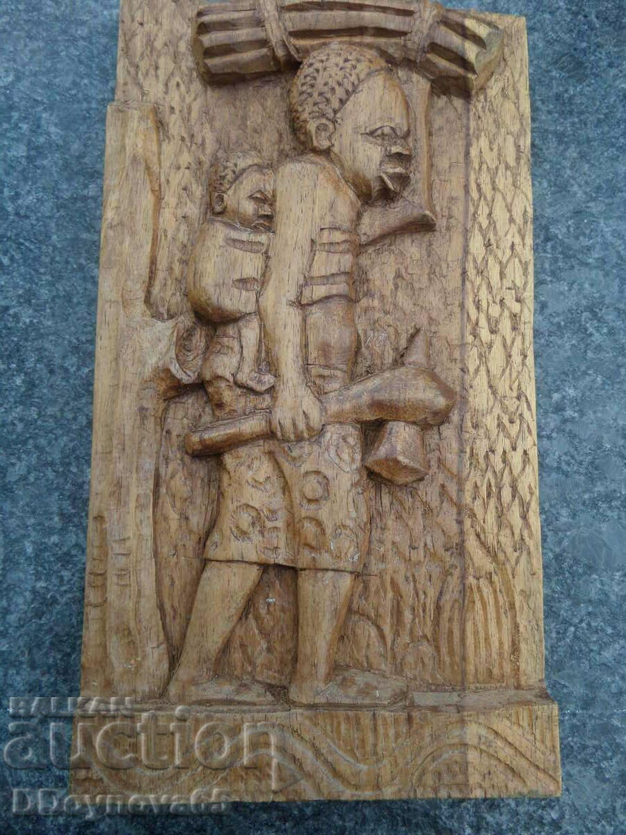 Sculptură africană, sculptură în lemn