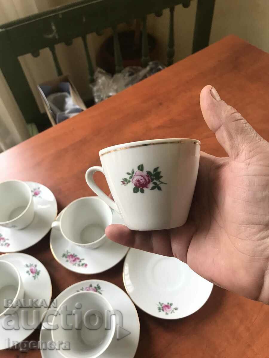 Auction PORCELAIN CUP PLATE SERVICE BULGARIA Auction PORCELAIN CUP PLATE SERVICE BULGARIA