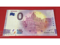 VATICANO - bancnota de 0 euro