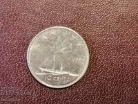 Канада 10 цента 1978 год Кораб