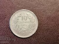 1923 10 centavos Chile