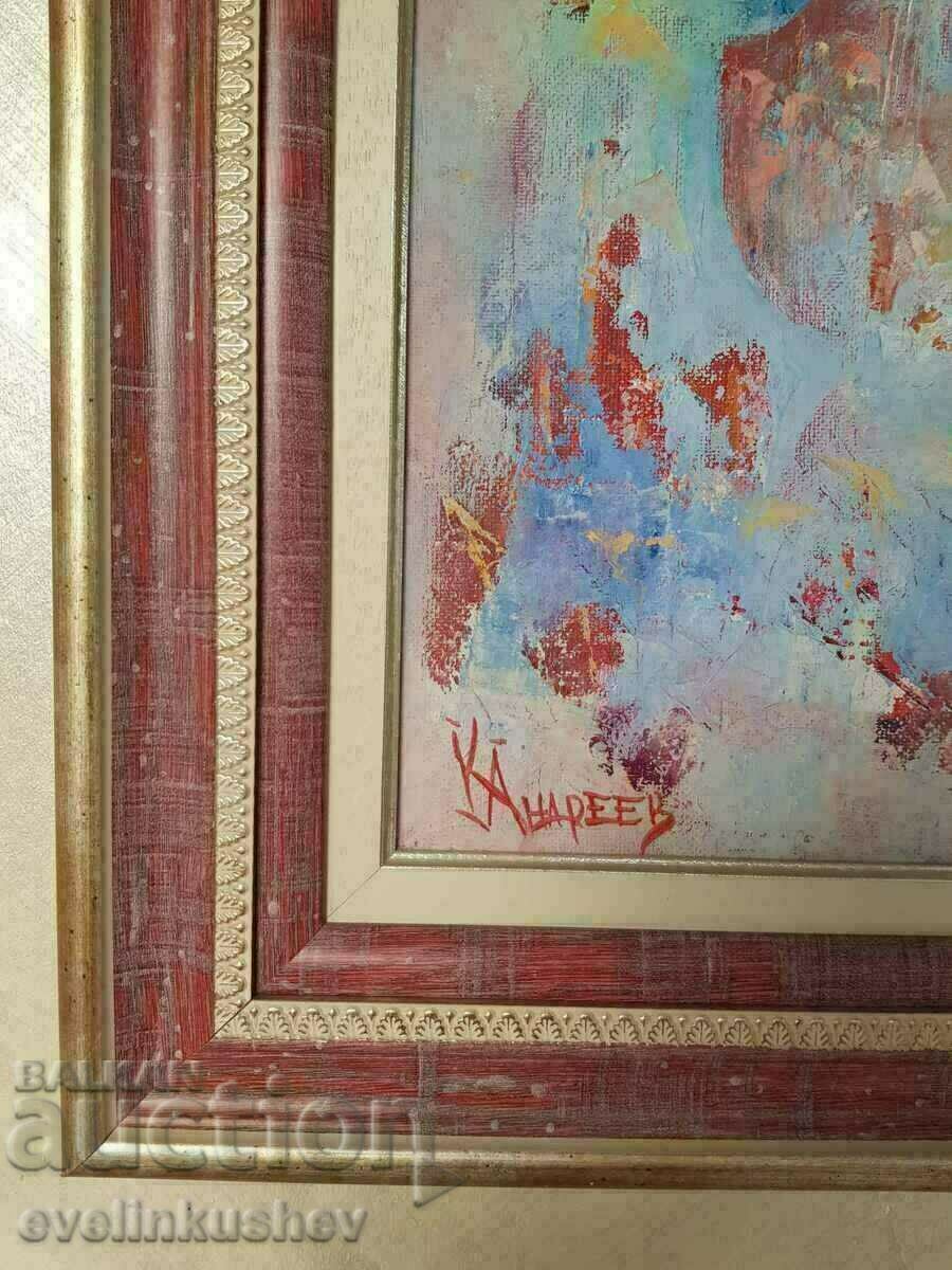 Auction Oil painting "Dissonance" Kiril Andreev Auction Oil painting "Dissonance" Kiril Andreev