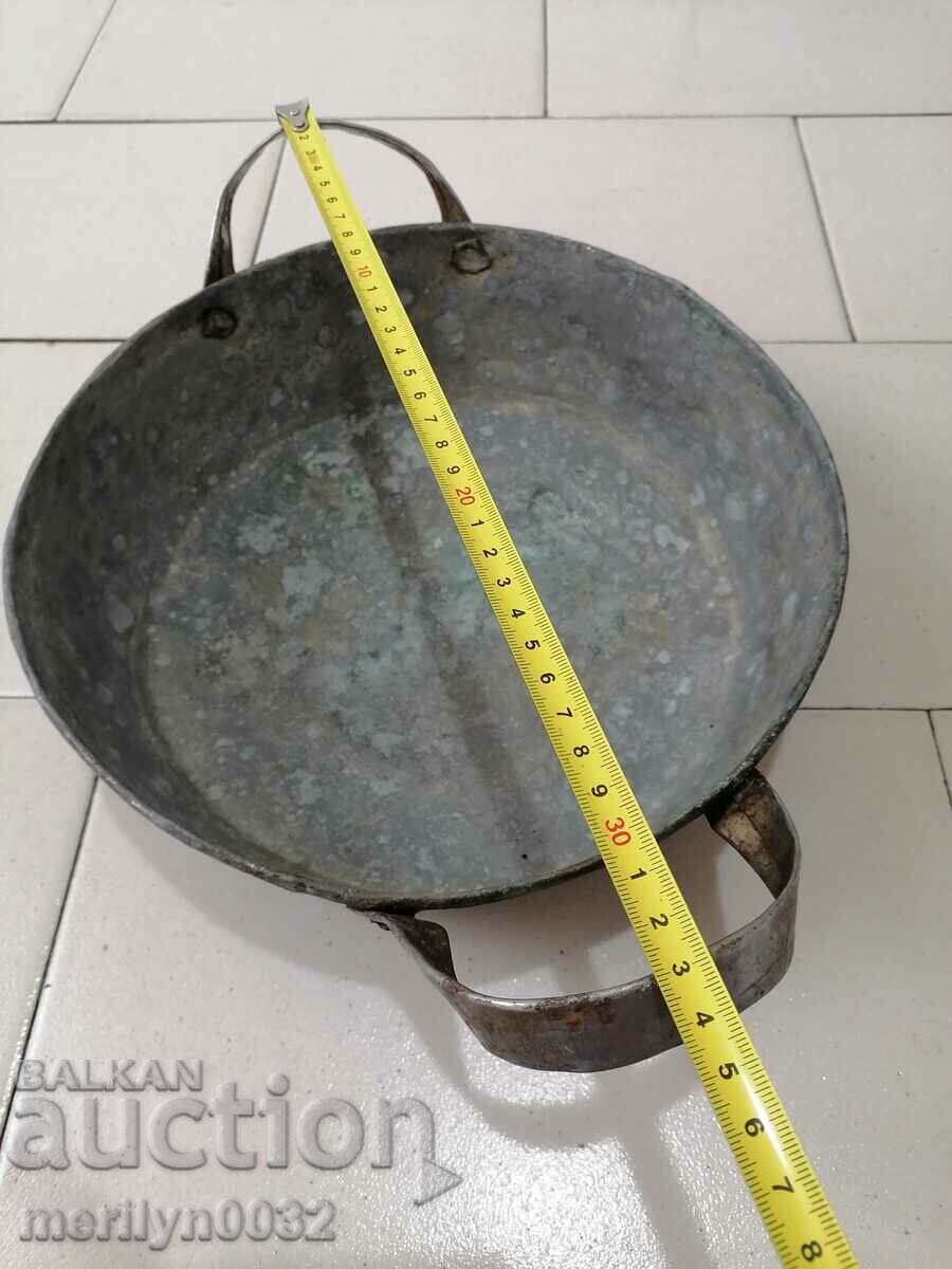 Auction Old copper pan copper vessel copper pan Auction Old copper pan copper vessel copper pan