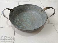 Old copper pan copper vessel copper pan