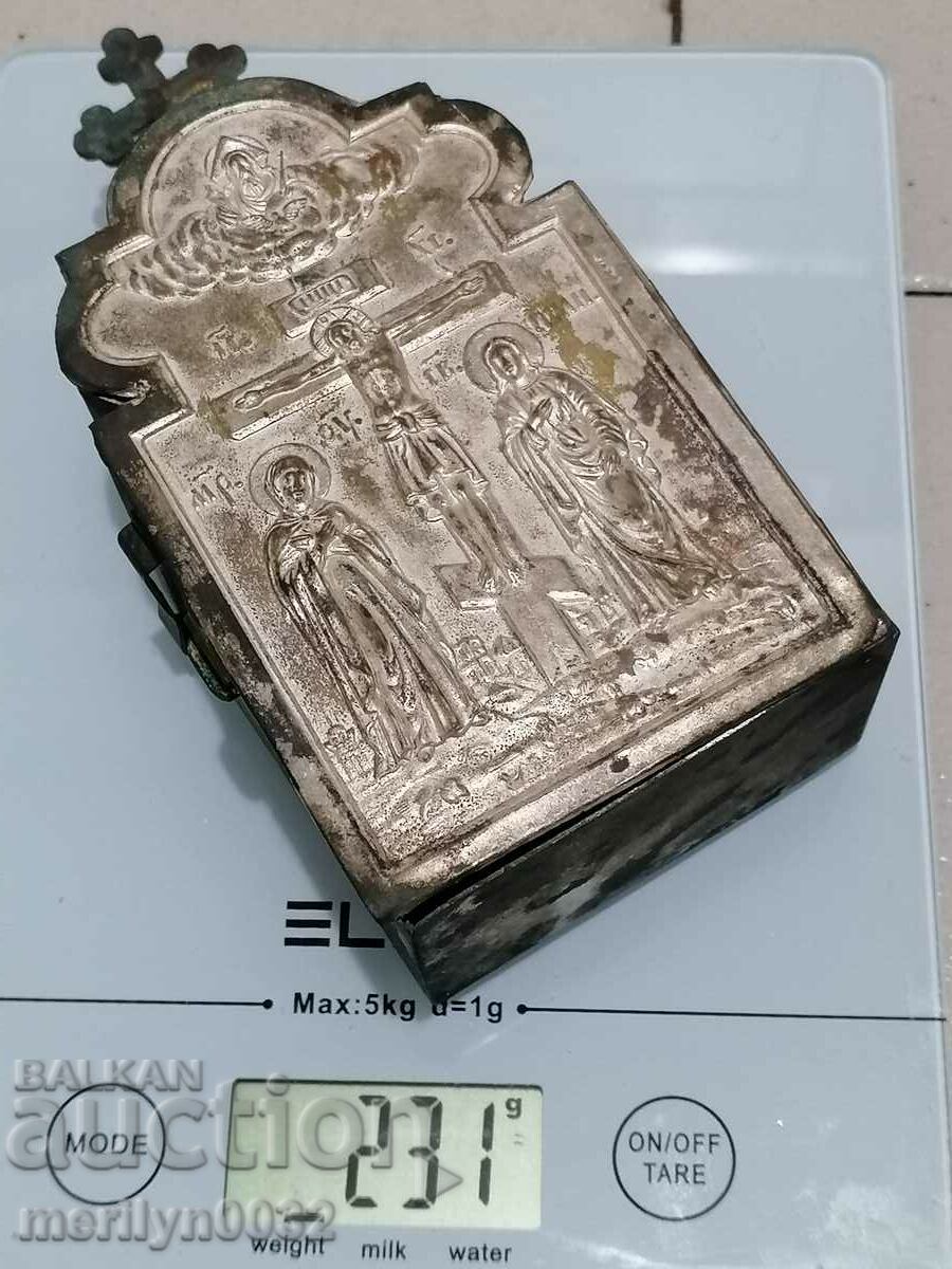 Orthodox reliquary service box crucifix cross - 5 Orthodox reliquary service box crucifix cross - 5