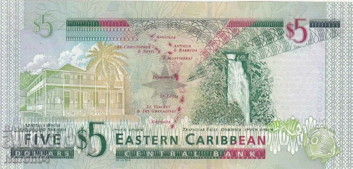 5 dollars 2003, St. Kitts and Nevis with price 89.99 BGN | € 46.01 5 dollars 2003, St. Kitts and Nevis with price 89.99 BGN | € 46.01