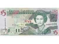 5 dollars 2003, St. Kitts and Nevis