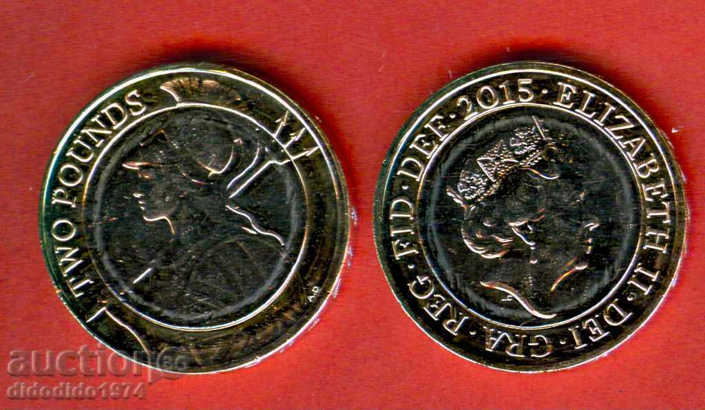 ENGLAND GREAT BRITAIN 2 £ issue 2015 NEW UNC BIMETALLIC ENGLAND GREAT BRITAIN 2 £ issue 2015 NEW UNC BIMETALLIC