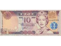 10 dollars 2002, Fiji