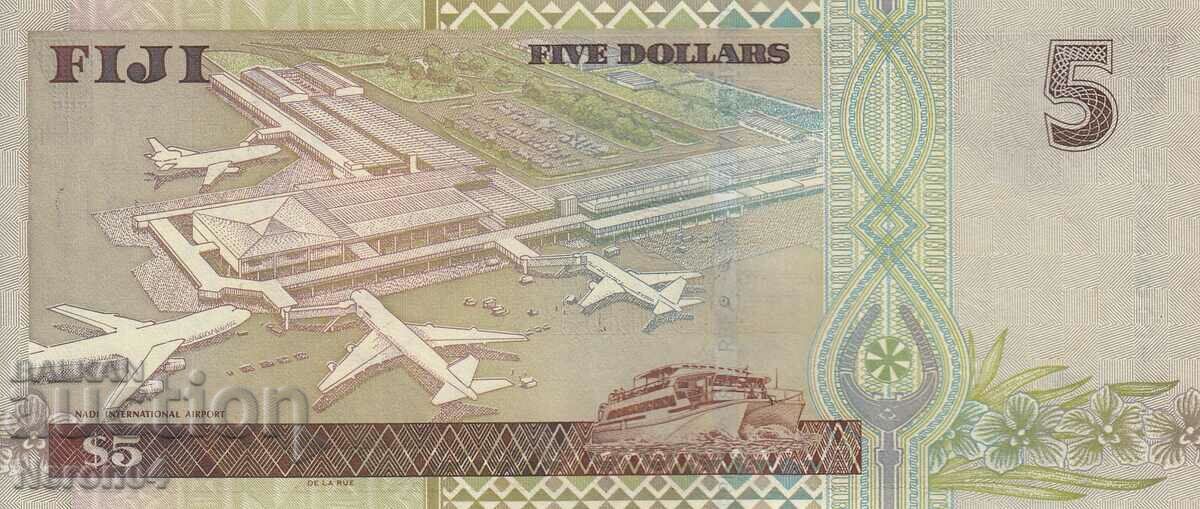 5 dollars 2002, Fiji with price 39.99 BGN | € 20.45