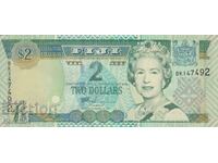 2 dollars 2002, Fiji