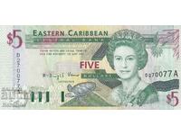 5 δολάρια 1994, Αντίγκουα