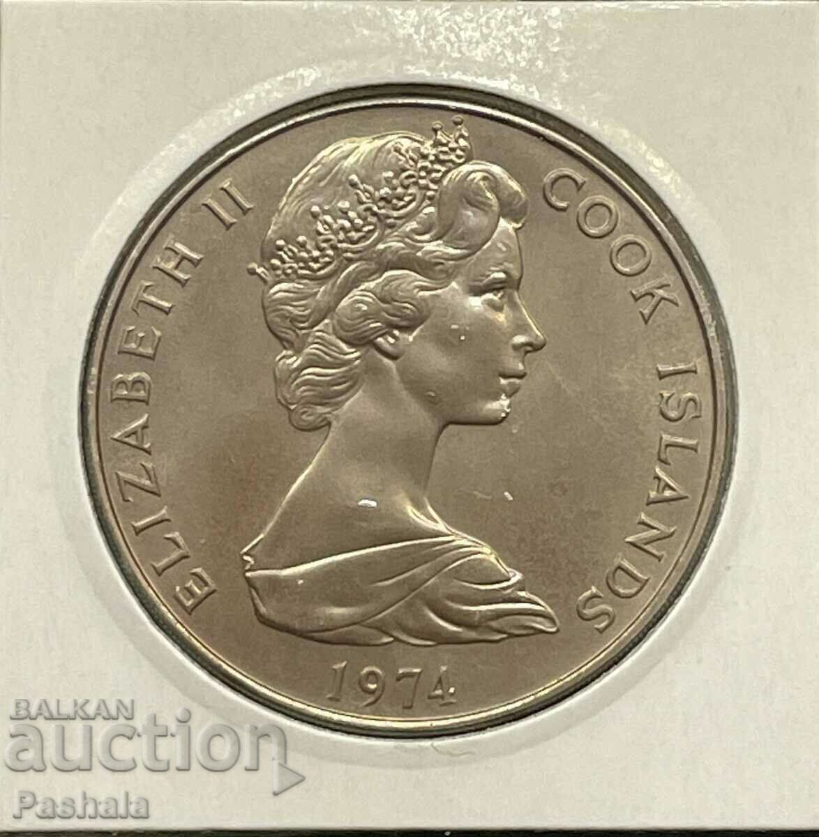 Cook Islands $1 1974 with price 20.00 BGN | € 10.23 Cook Islands $1 1974 with price 20.00 BGN | € 10.23