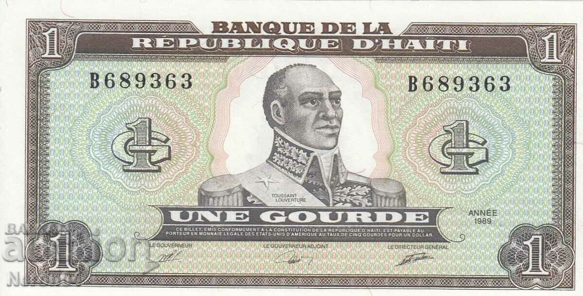 1 gourde 1989, Haiti