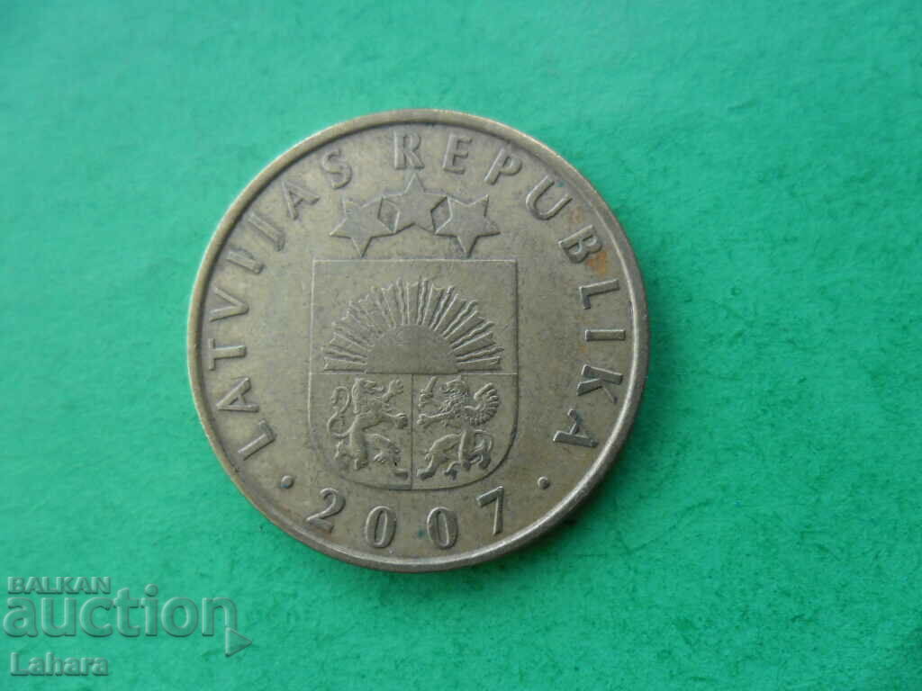 20 centimes 2007. Latvia with price 1.00 BGN | € 0.51