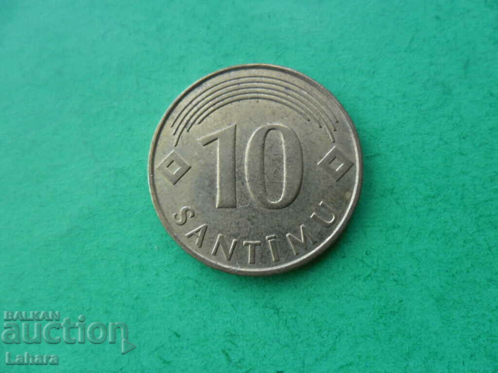 10 centimes 2008. Λετονία