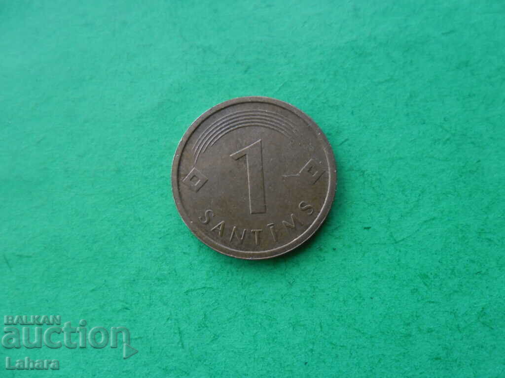 1 centime 2005 Letonia