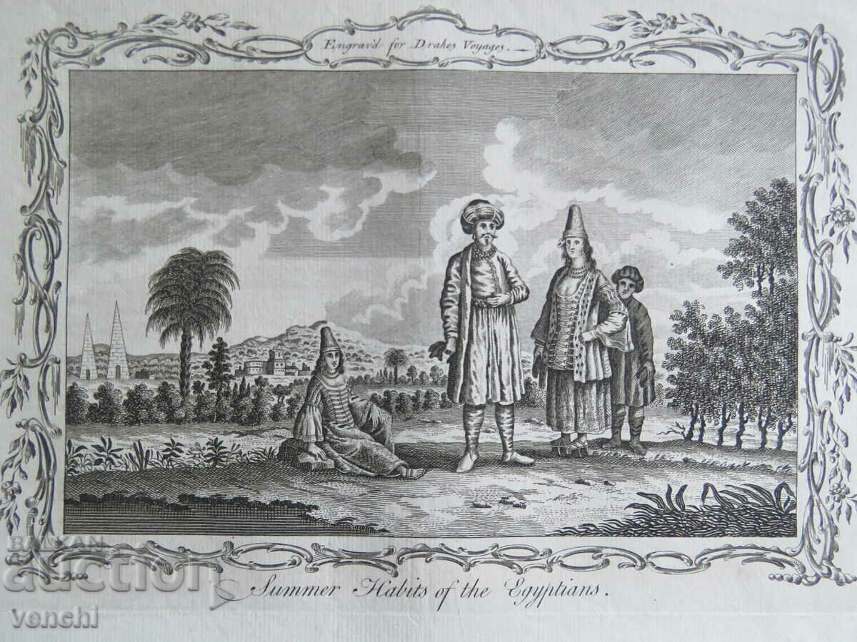 Auction  1768 - ENGRAVING - DRAKE - ORIGINAL