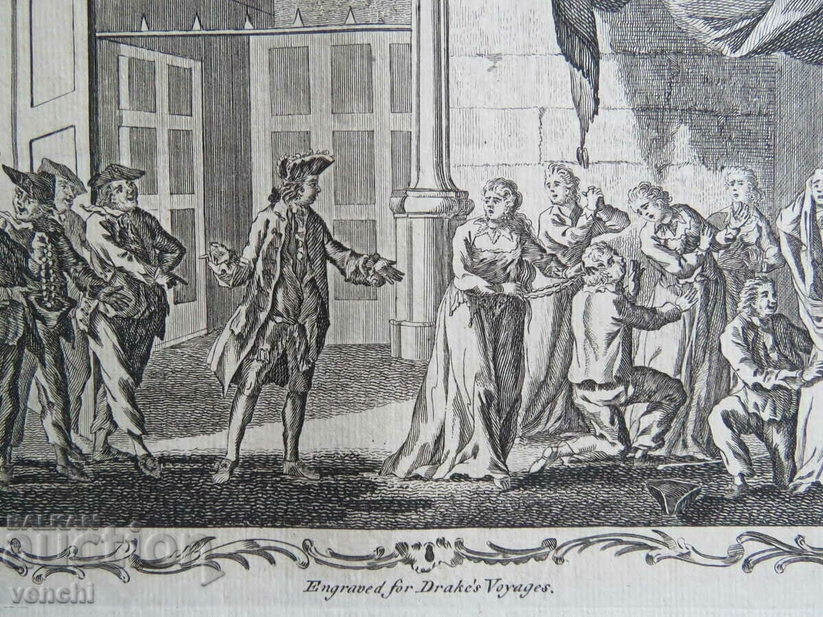 1768 - ENGRAVING - DRAKE - ORIGINAL with price 49.99 BGN | € 25.56 1768 - ENGRAVING - DRAKE - ORIGINAL with price 49.99 BGN | € 25.56