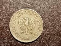 1949 anul 50 groszy Polonia