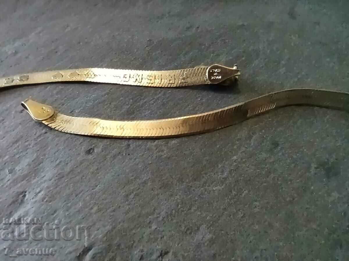 Δημοπρασία Κολιέ κολιέ κοσμήματα ασημένια επιχρύσωση 28.03.24