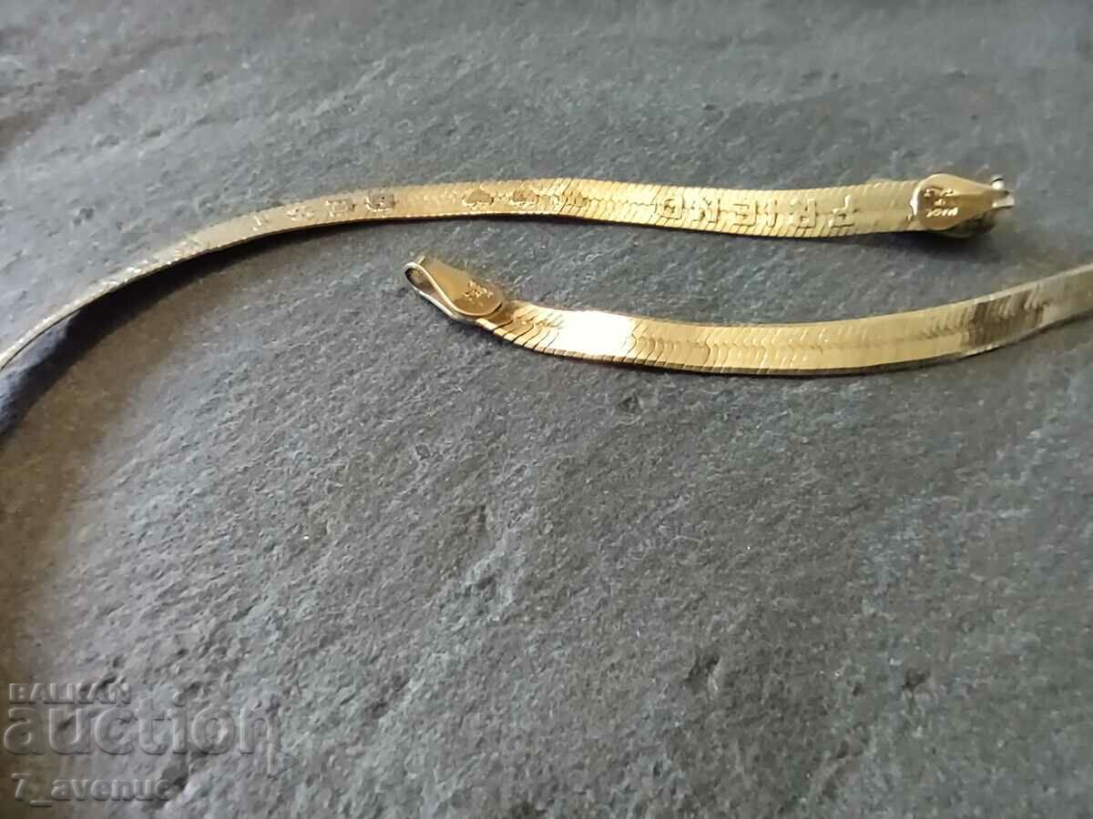 Παράδοση Κολιέ κολιέ κοσμήματα ασημένια επιχρύσωση 28.03.24