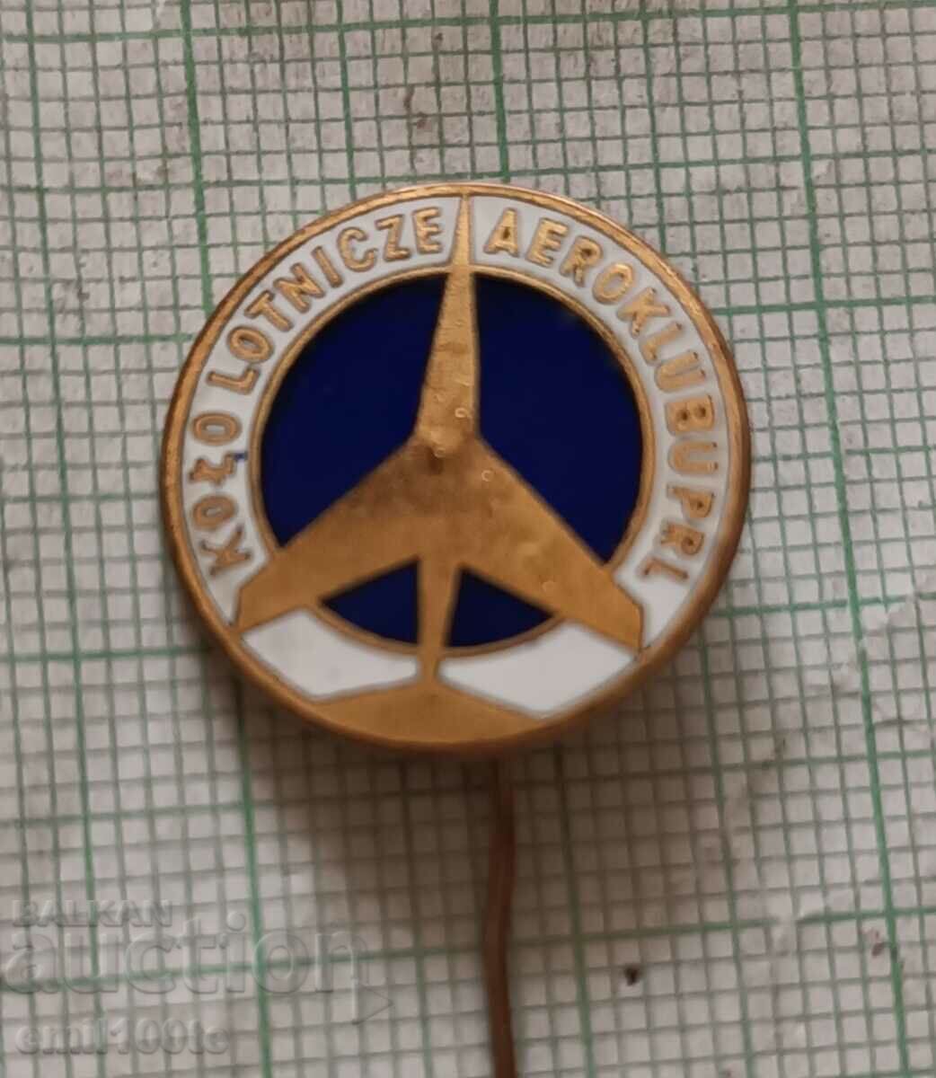 Badge - Kolo ławyenze aeroklubu PRL Polish Aeroclub with price 5.00 BGN | € 2.56 Badge - Kolo ławyenze aeroklubu PRL Polish Aeroclub with price 5.00 BGN | € 2.56