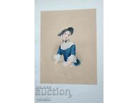1840 - Hand-colored lithograph - original +