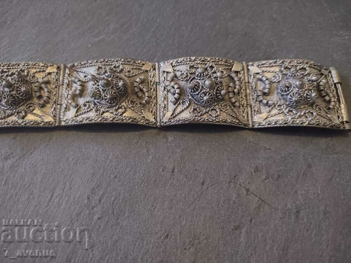Bracelet old jewelry, ethnic, for costume, 28.03.24 with price 99.00 BGN | € 50.62 Bracelet old jewelry, ethnic, for costume, 28.03.24 with price 99.00 BGN | € 50.62