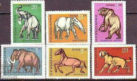 BK 2158-2163 Extinct animals (without 20 st.) BK 2158-2163 Extinct animals (without 20 st.)