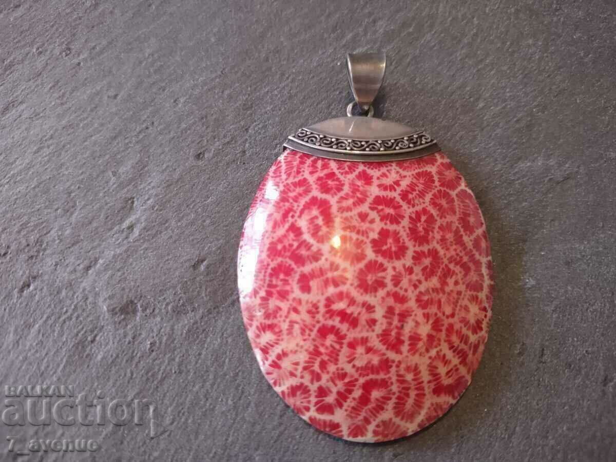 Delivery of Locket, like coral, silver 925, 28.03.24 Delivery of Locket, like coral, silver 925, 28.03.24