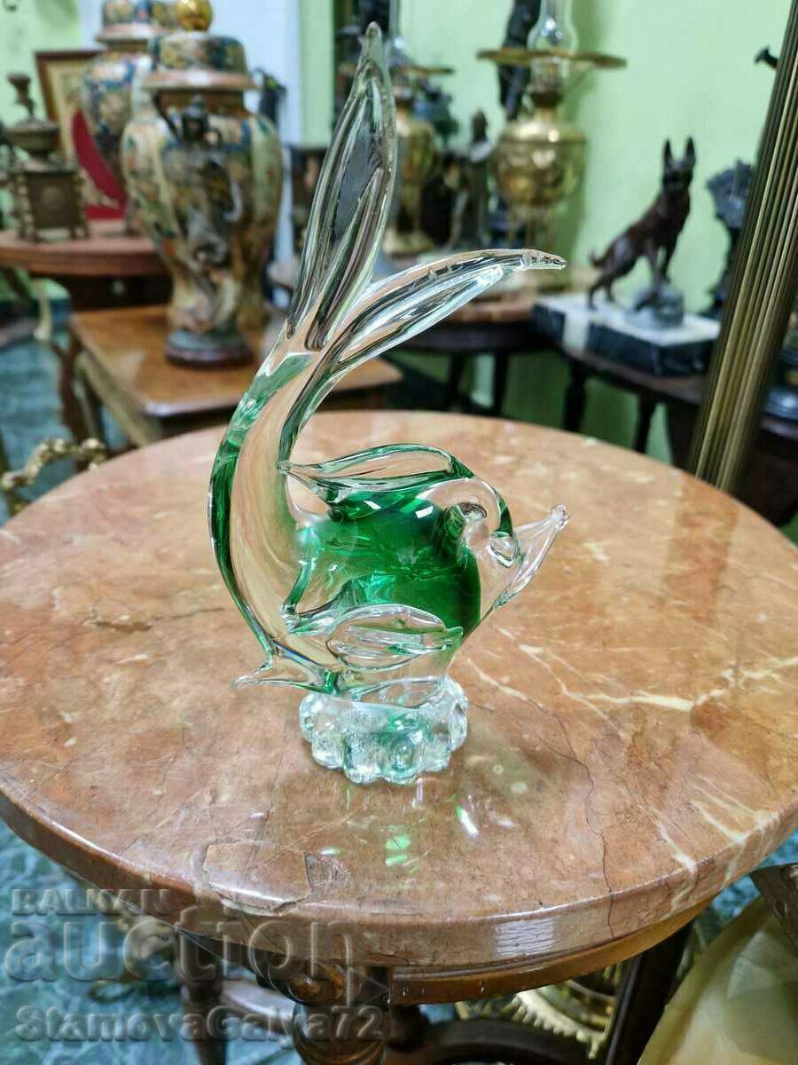 A lovely antique Murano Italian figure - 5