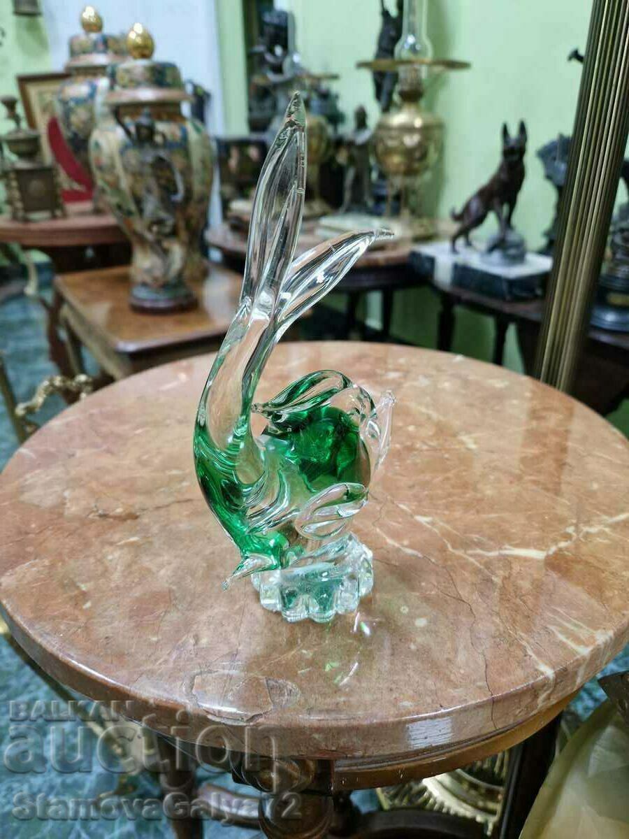 A lovely antique Murano Italian figure - 6