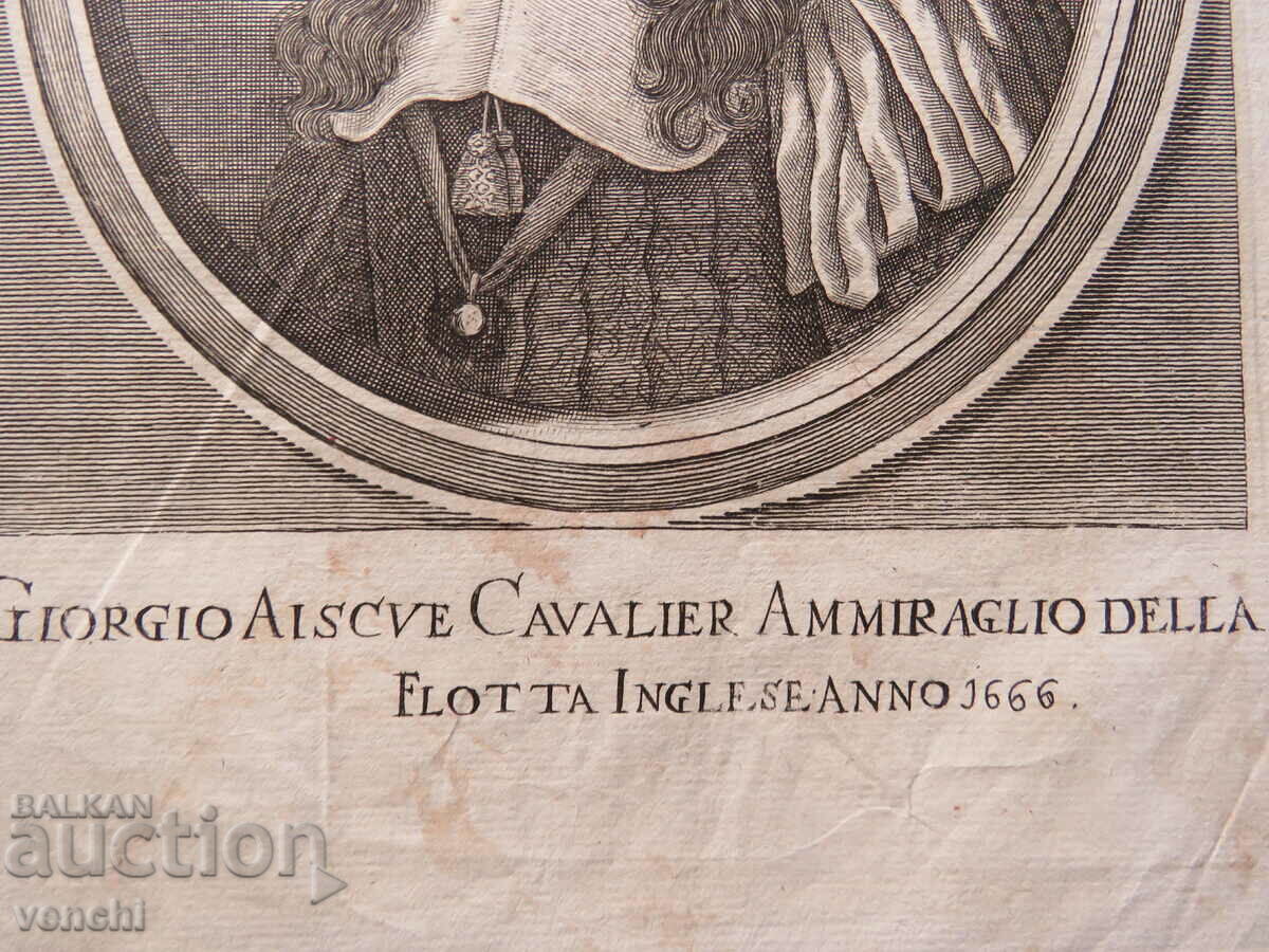 Licitație 1666 - GRAVURA - Ofițer Naval - ORIGINAL Licitație 1666 - GRAVURA - Ofițer Naval - ORIGINAL
