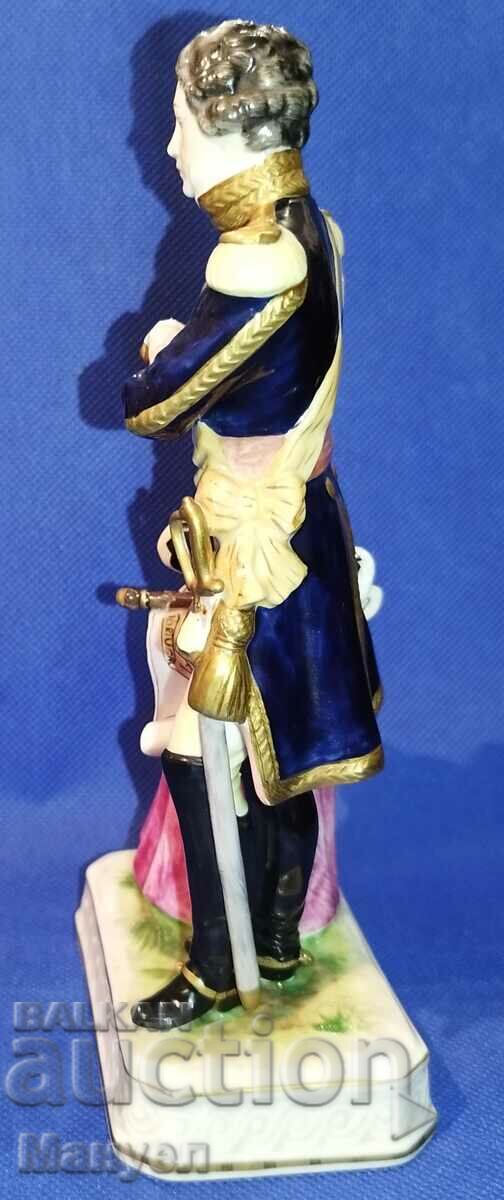 Porcelain statuette of Marshall Sult, Rudolph Kamer. - 6 Porcelain statuette of Marshall Sult, Rudolph Kamer. - 6