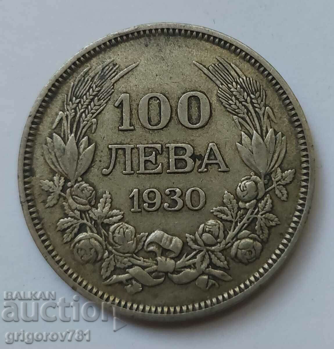 100 leva silver Bulgaria 1930 - silver coin #18