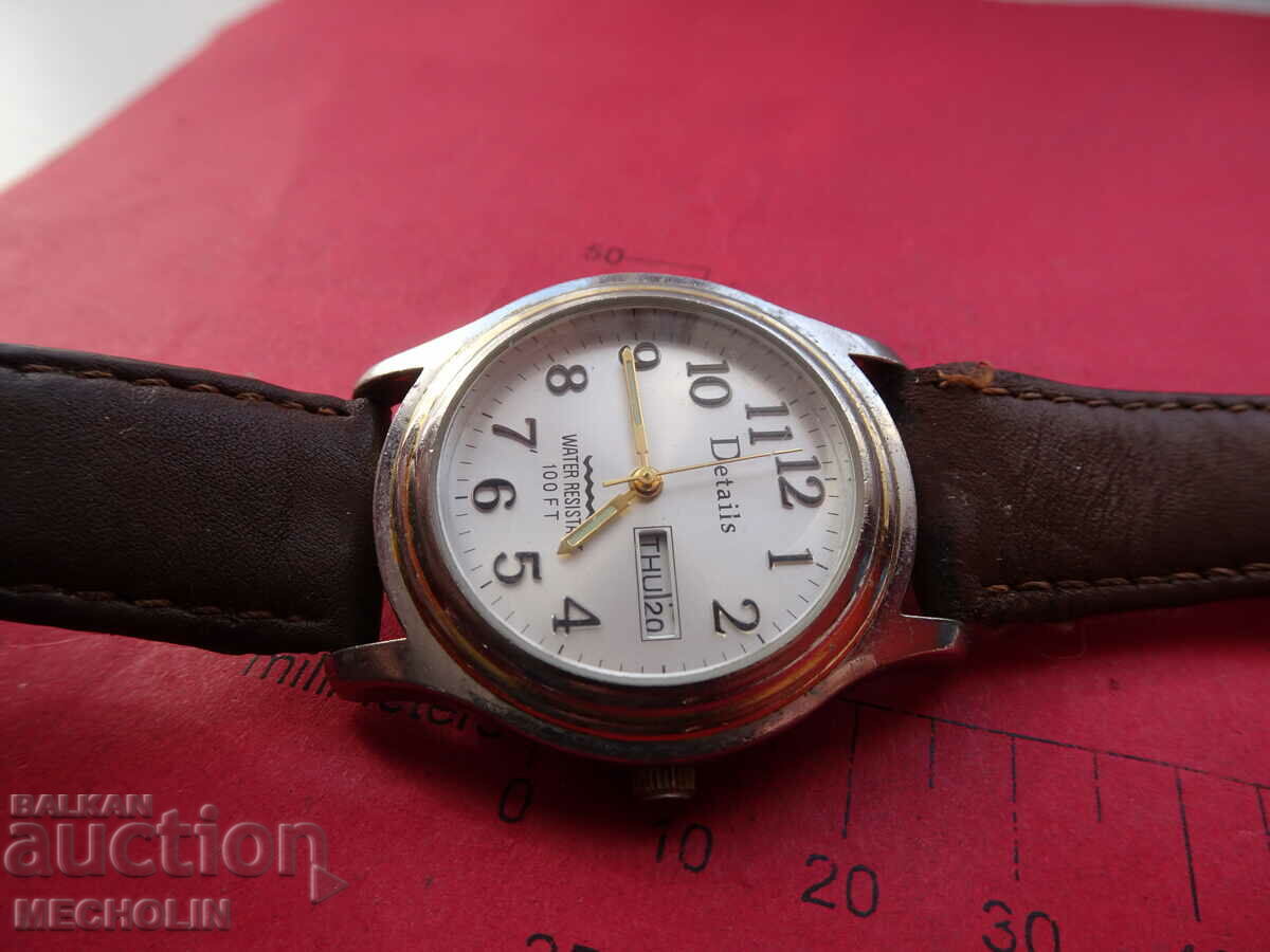 QUARTZ WATCH JAPANESE DETAILS 1 - 6 QUARTZ WATCH JAPANESE DETAILS 1 - 6