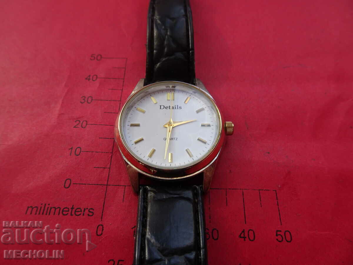 QUARTZ WATCH JAPANESE DETAILS 3 with price 20.00 BGN | € 10.23 QUARTZ WATCH JAPANESE DETAILS 3 with price 20.00 BGN | € 10.23