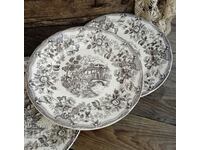 English porcelain plates