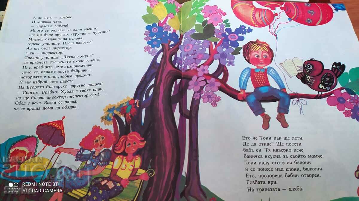 Tony is flying with balloons, Liana Daskalova, many illustrations - 5 Tony is flying with balloons, Liana Daskalova, many illustrations - 5