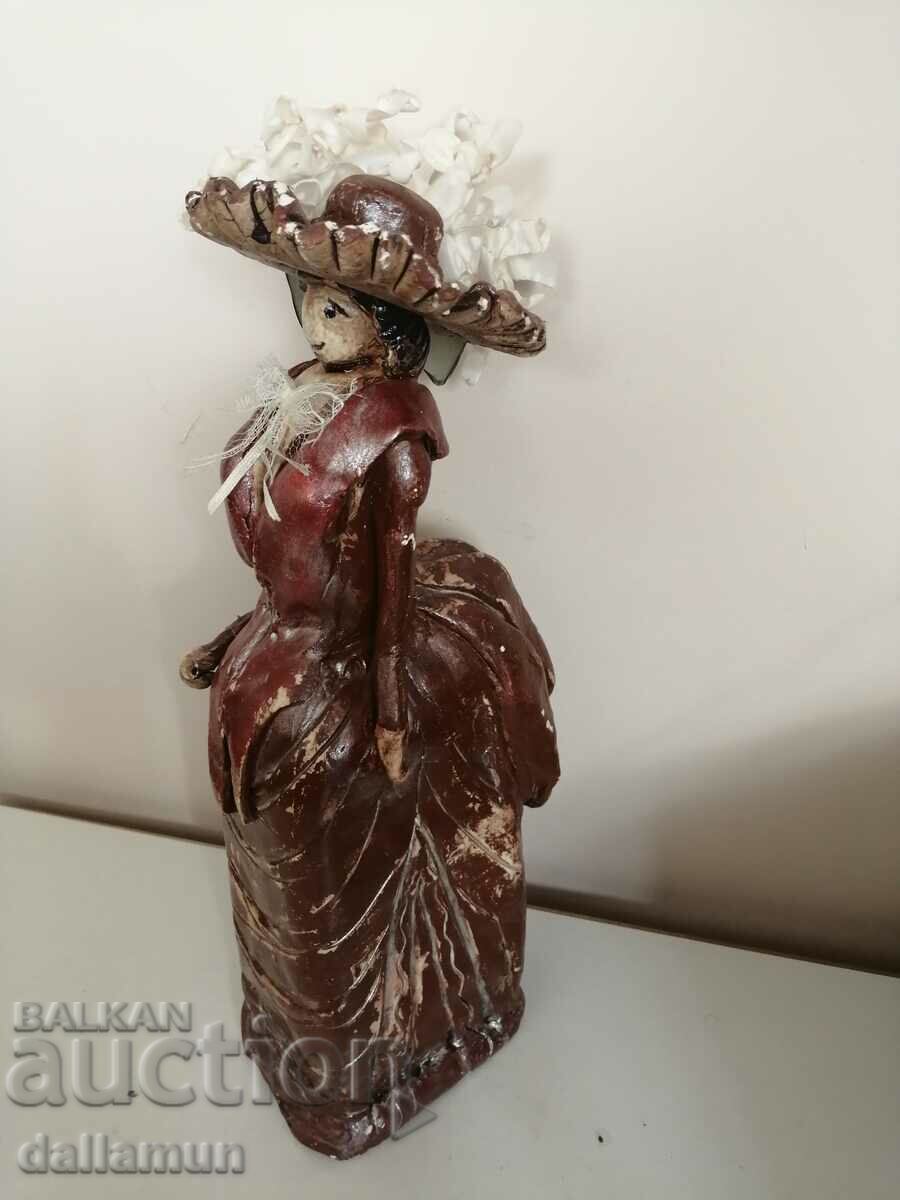 antique decorative statuette 30 cm plaster
