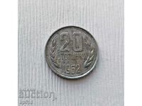 Bulgaria 20 de cenți 1962