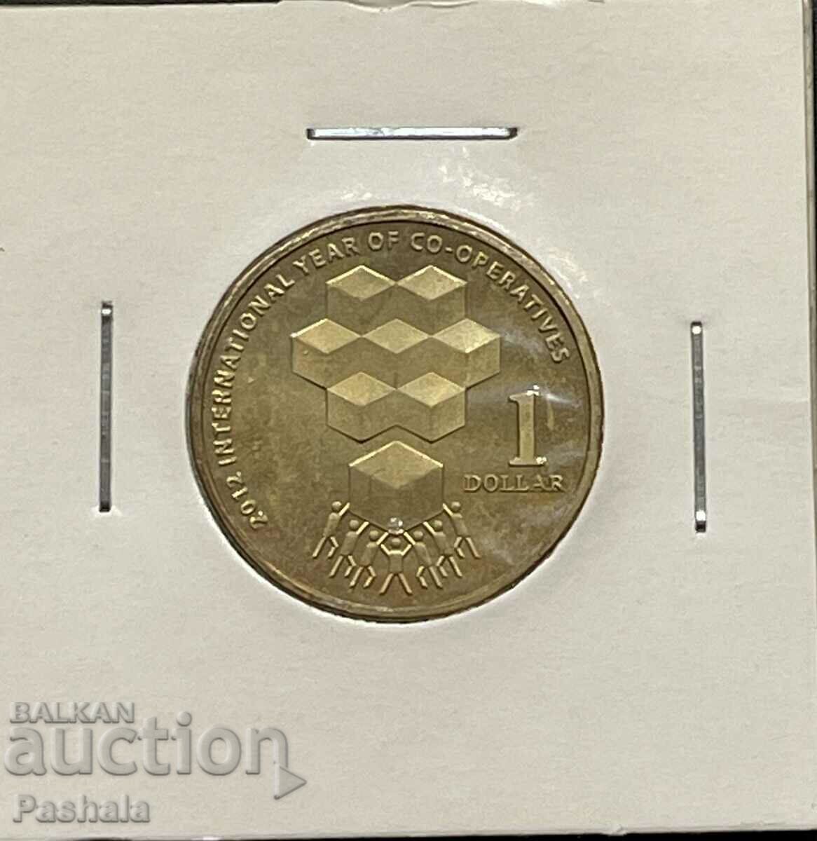 Australia $1 2012