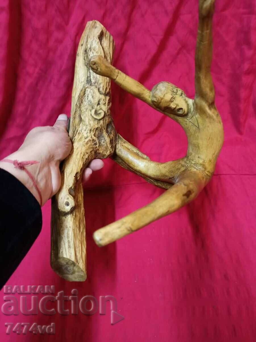 Delivery of Wooden non-standard plastic from a well-treated branch