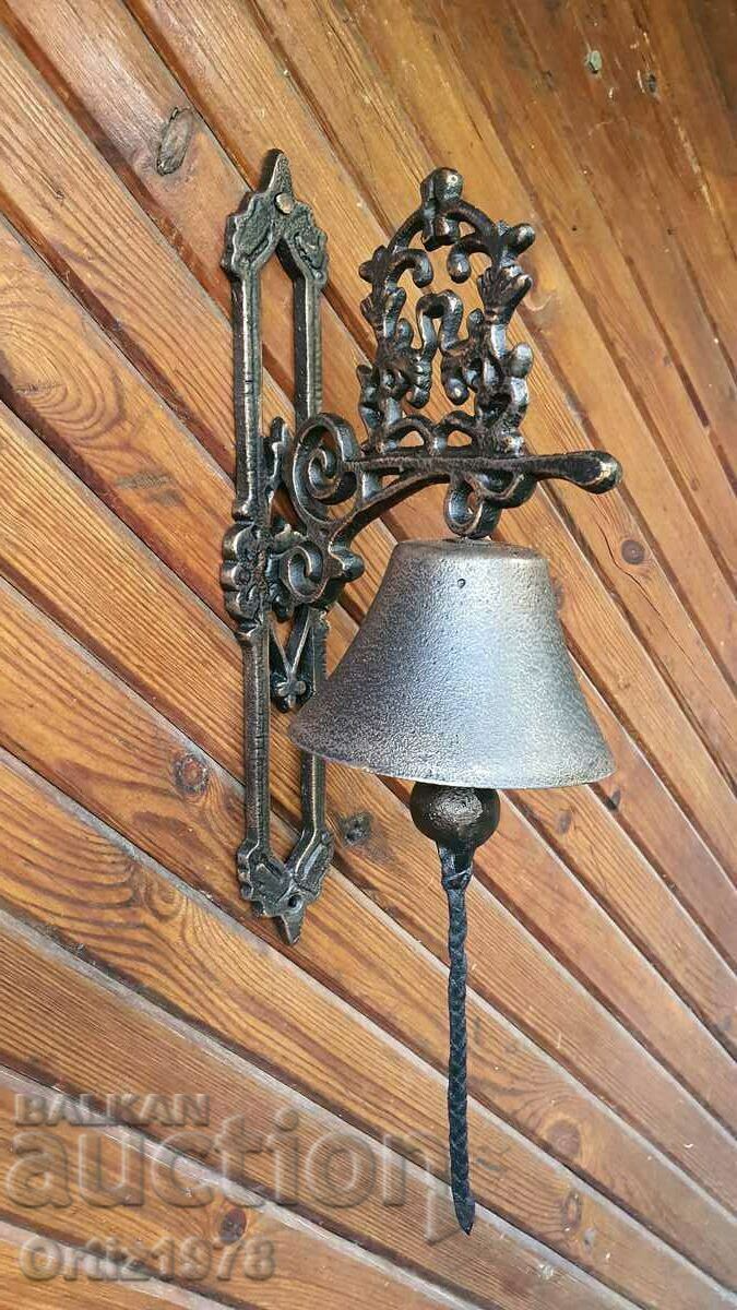 Delivery of A large cast iron bell, with a loud, clear and resounding ring!