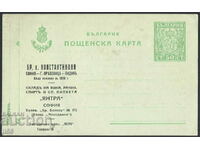 Bulgaria - carte poștală publicitară - băuturi - 1920
