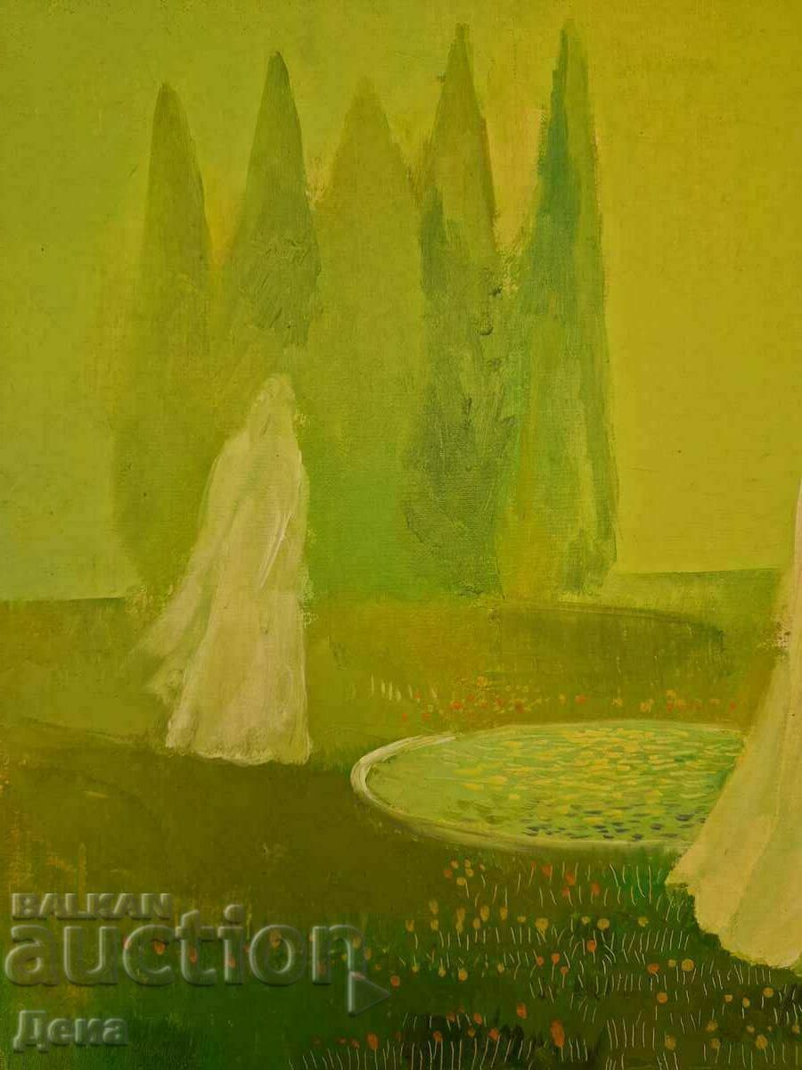 Delivery of Virginia Stoyanova painting 1997 Delivery of Virginia Stoyanova painting 1997