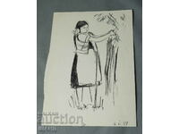 1959  майсторска рисунка мома