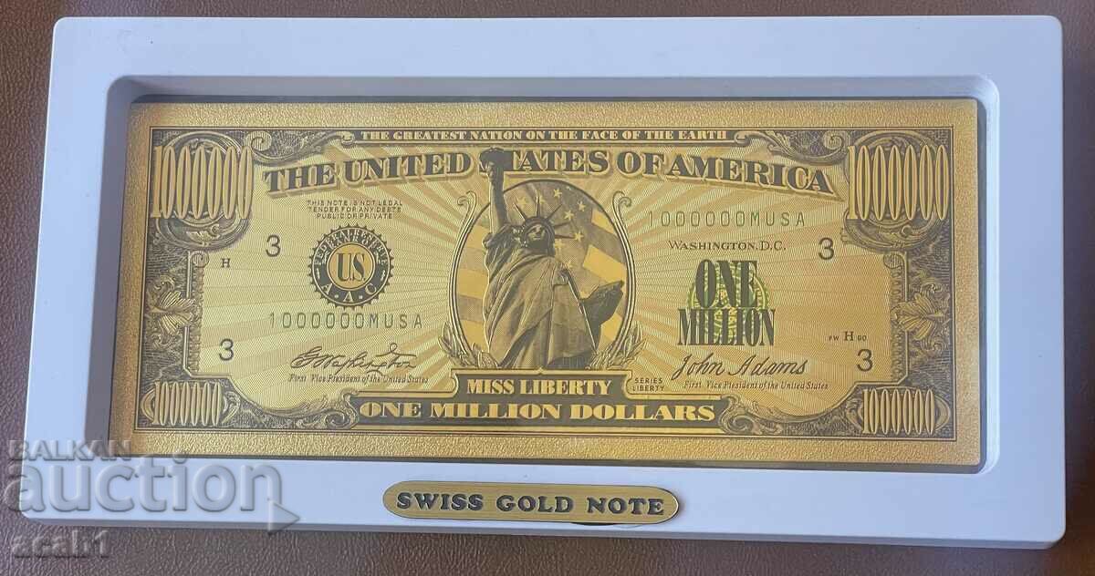 Dolar cadou „aur” de 1.000.000 USD