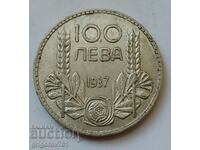Ασήμι 100 λέβα Βουλγαρία 1937 - ασημένιο νόμισμα #97